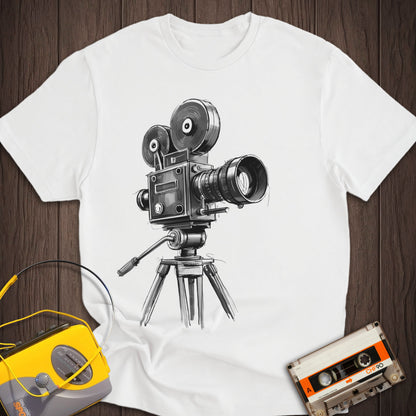 Old Movie Camera Tee