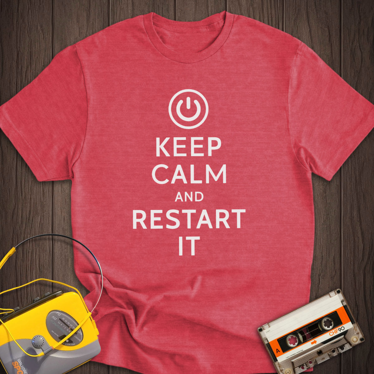 Keep Calm And Restart It Tee