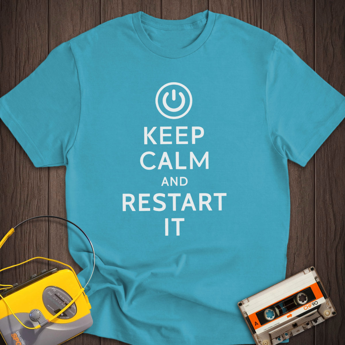 Keep Calm And Restart It Tee