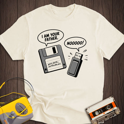I Am Your Father Floppy - USB Tee