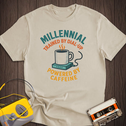 Millennial Dial-Up & Caffeine Tee
