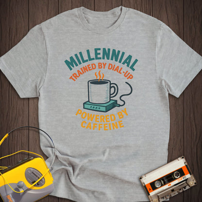 Millennial Dial-Up & Caffeine Tee