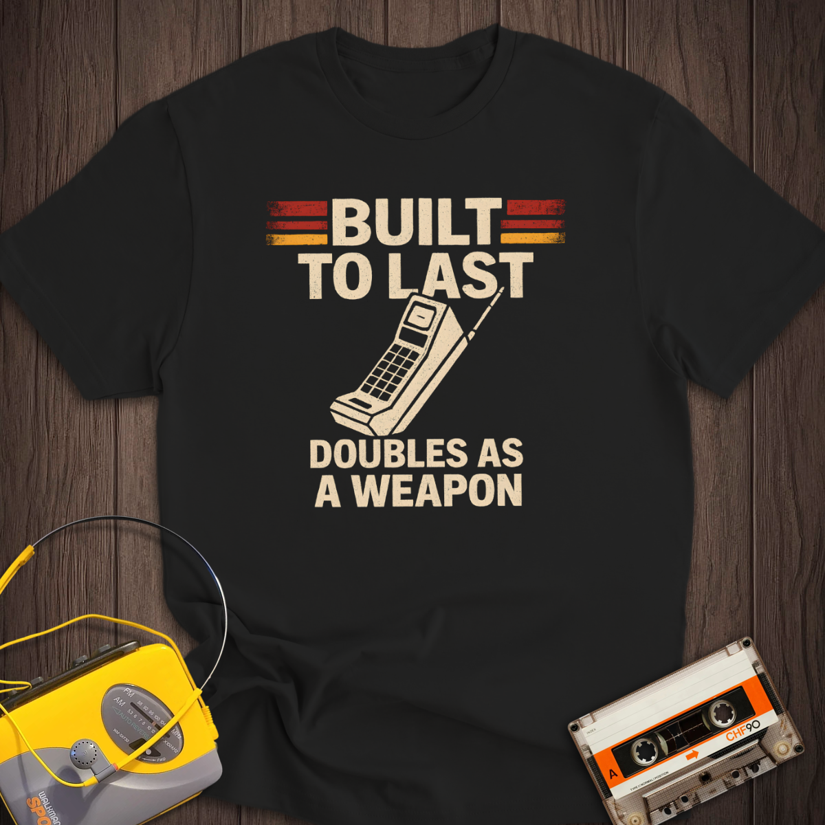 Brick Phone Weapon Tee