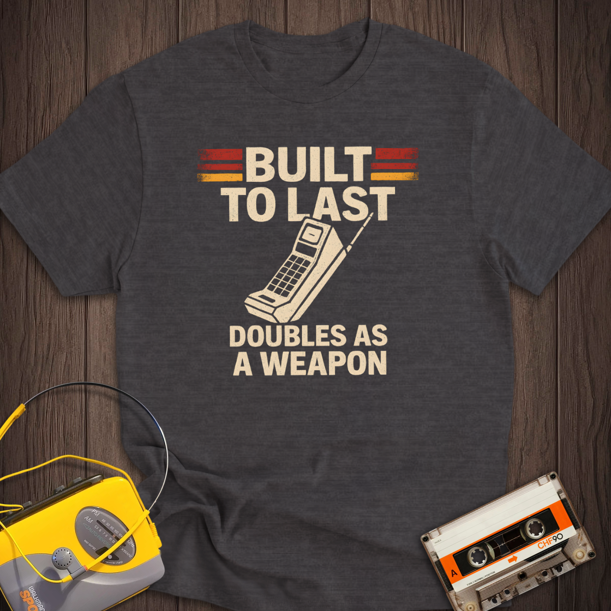 Brick Phone Weapon Tee