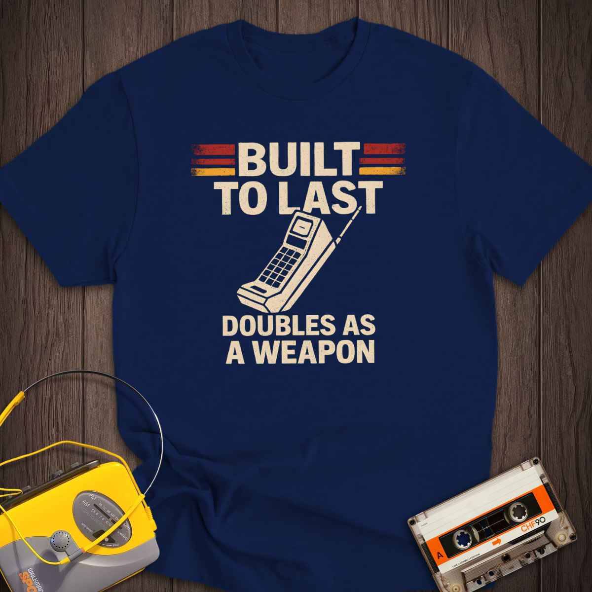Brick Phone Weapon Tee