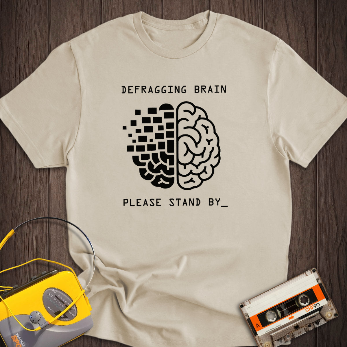 Defragging Brain Tee