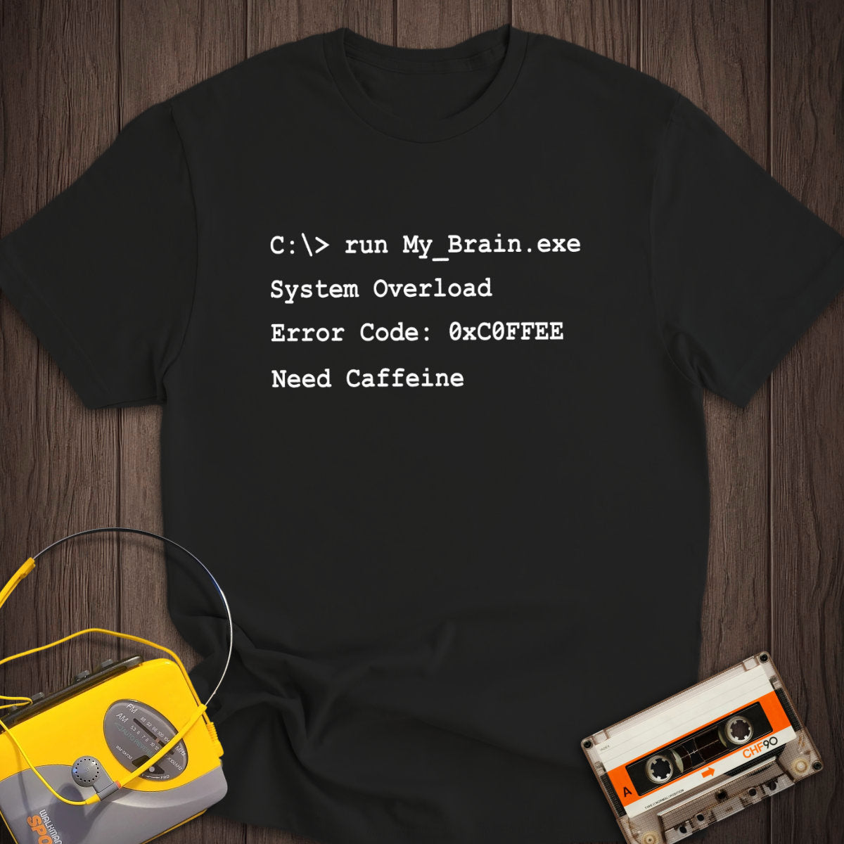 My Brain Overload Command Prompt Tee