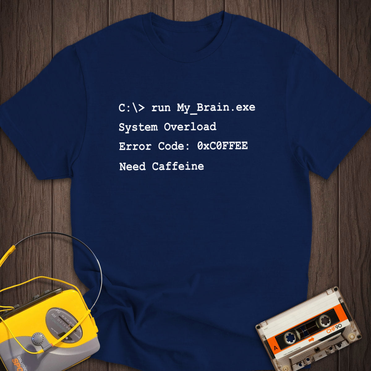 My Brain Overload Command Prompt Tee