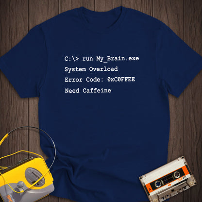 My Brain Overload Command Prompt Tee