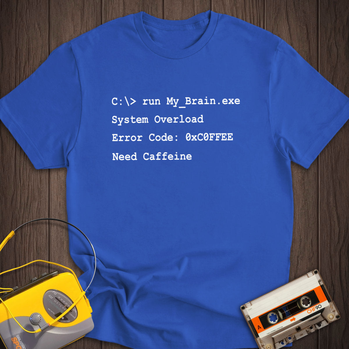 My Brain Overload Command Prompt Tee