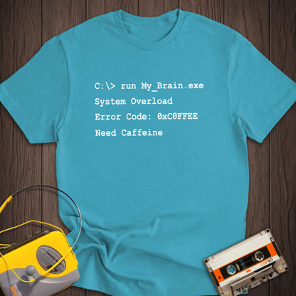 My Brain Overload Command Prompt Tee