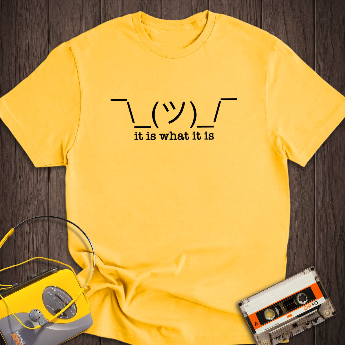 It Is What It Is Emoji Tee