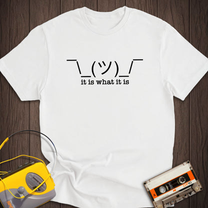 It Is What It Is Emoji Tee