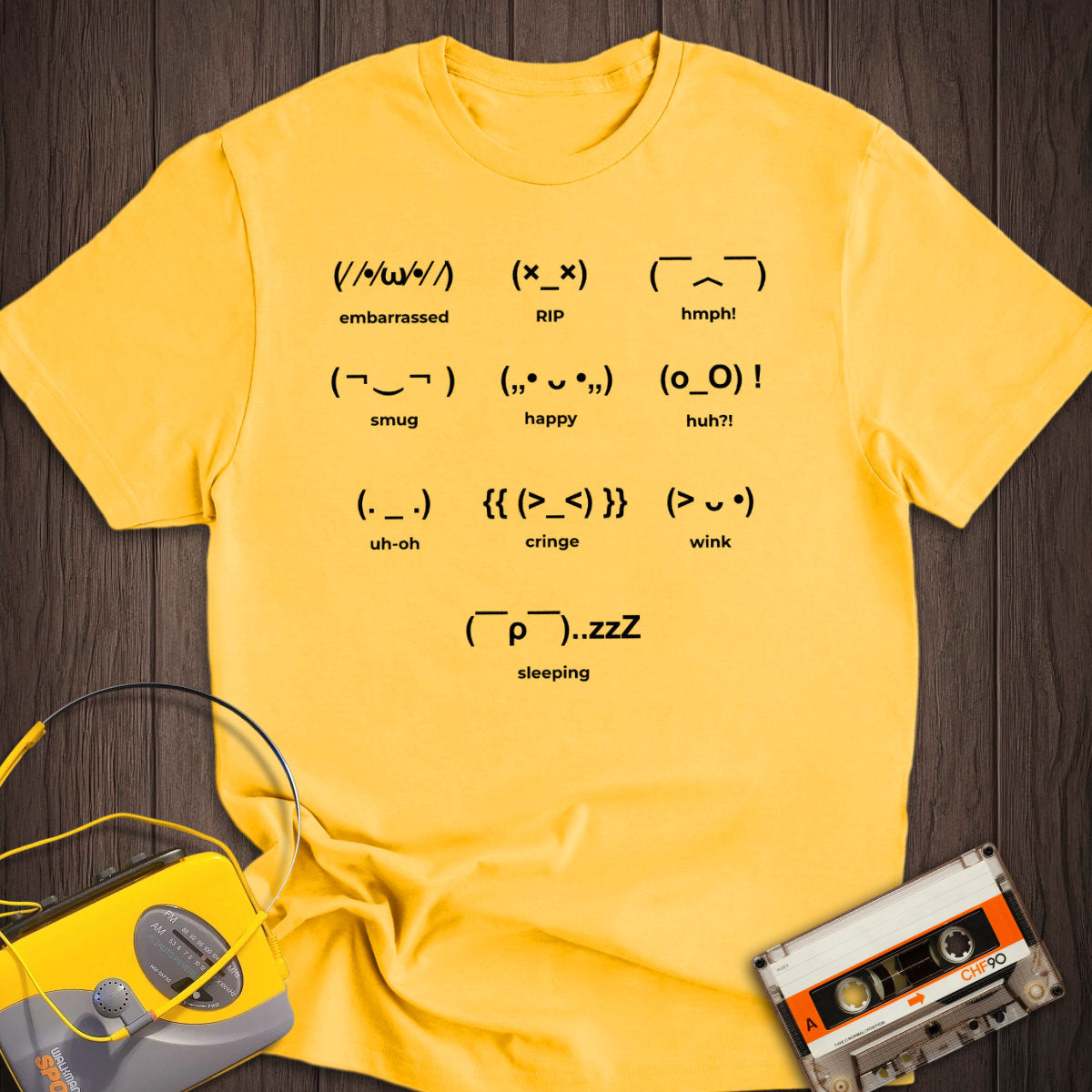 Japanese Emoticons Tee