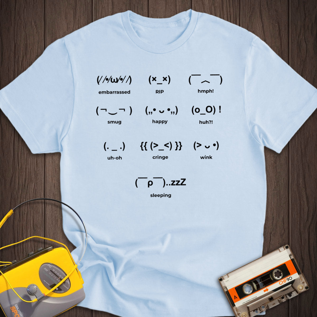 Japanese Emoticons Tee