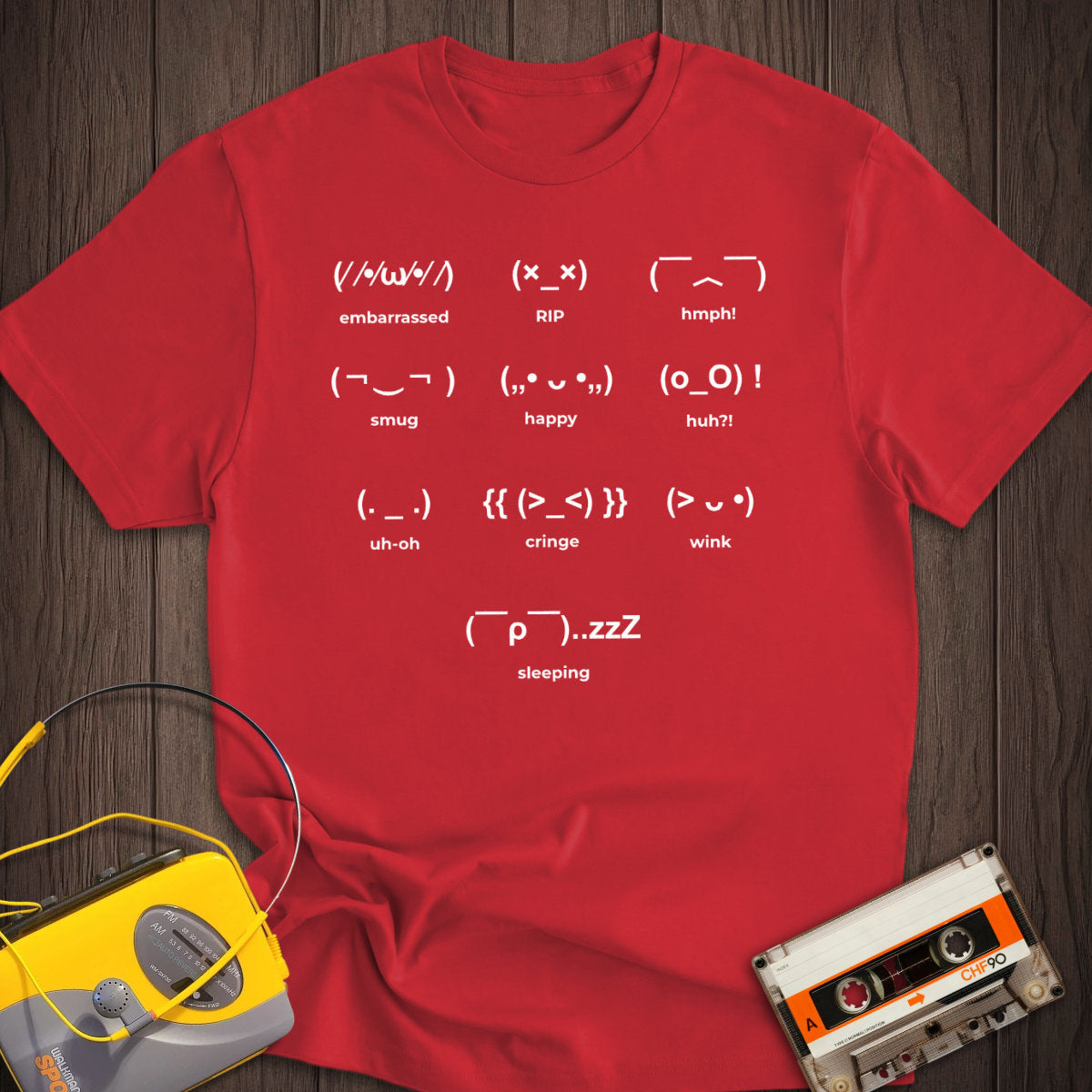 Japanese Emoticons Tee