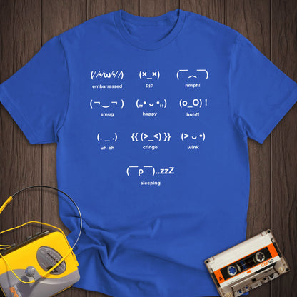 Japanese Emoticons Tee