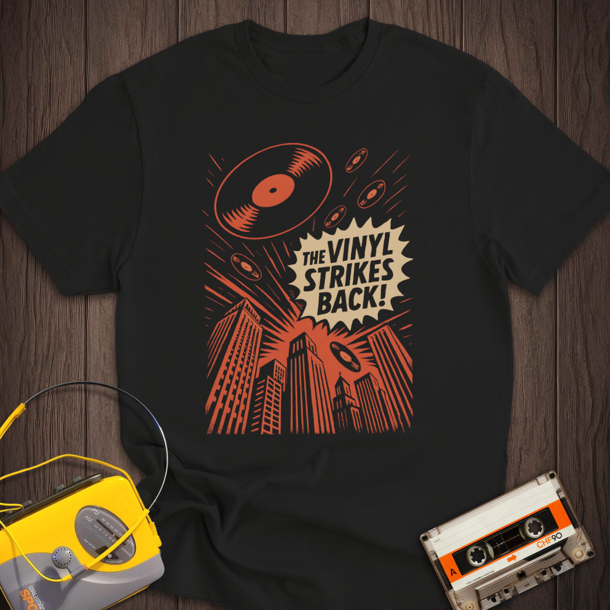 The Vinyl Strikes Back Tee