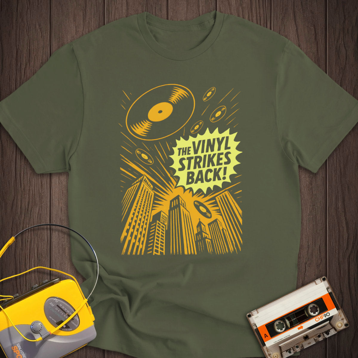 The Vinyl Strikes Back Tee
