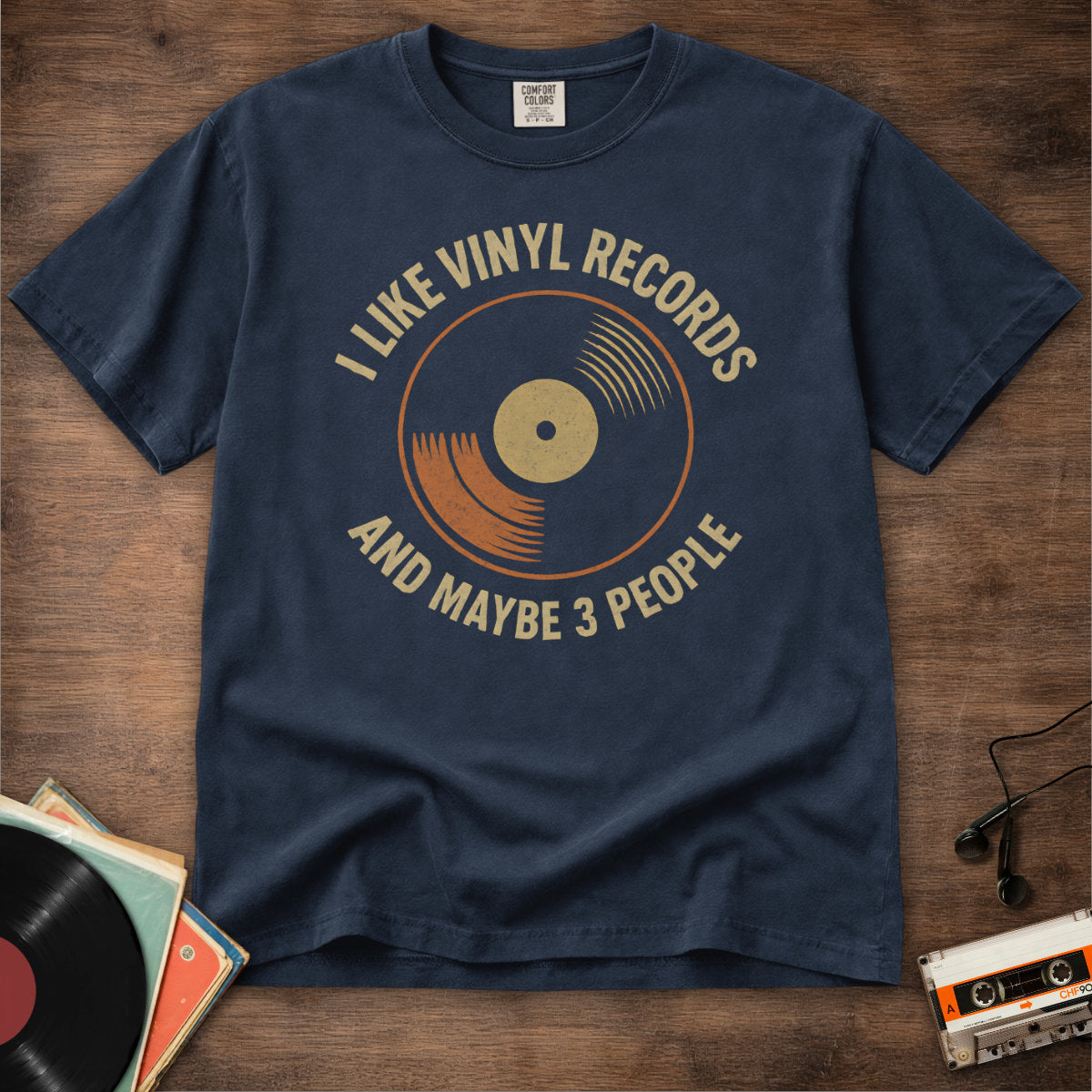 I Like Vinyl Records Tee