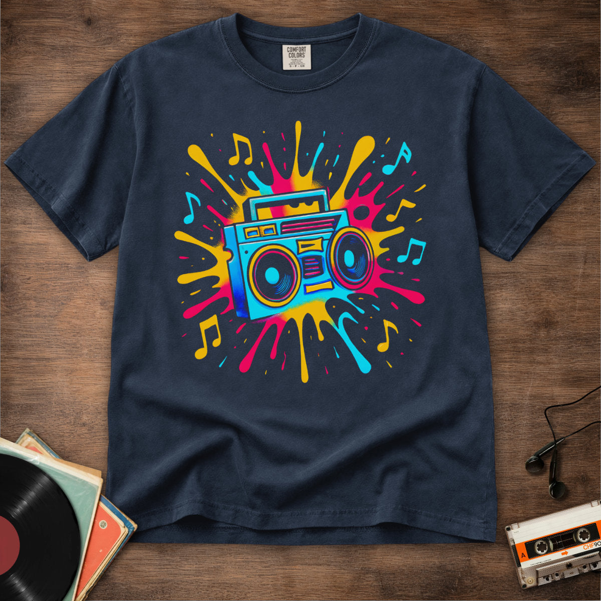 Boombox Explosion Tee