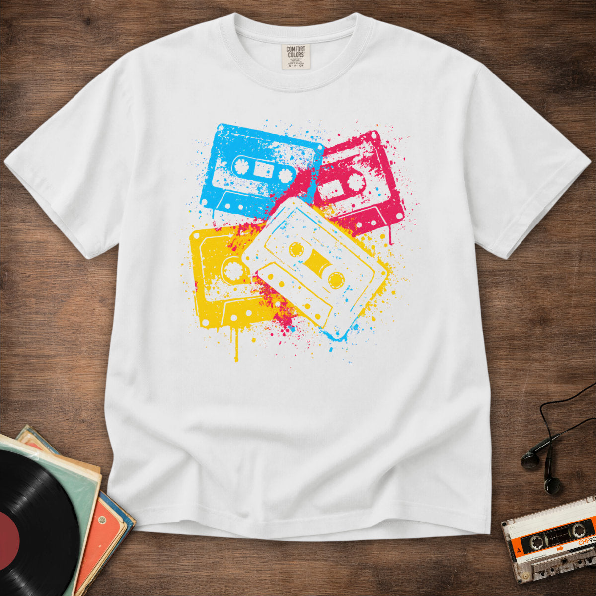 Cassette Splash Tee