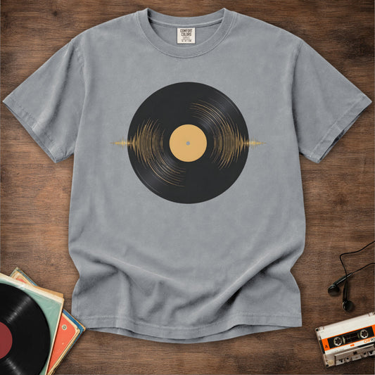 Vinyl Sound Wave Tee