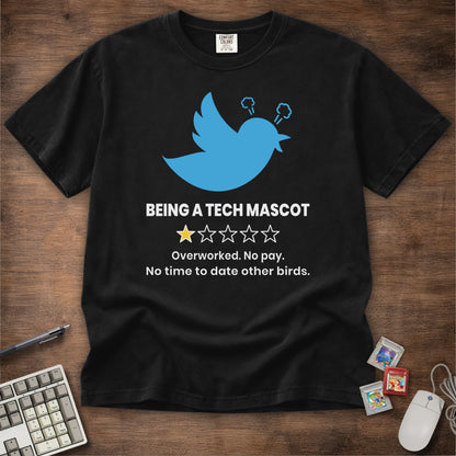 Tech Mascot One Star Logo Parody Tee