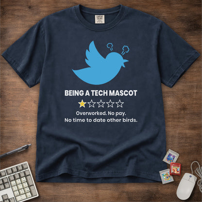 Tech Mascot One Star Logo Parody Tee