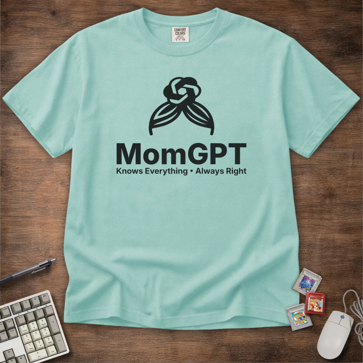 MomGPT Logo Parody Tee