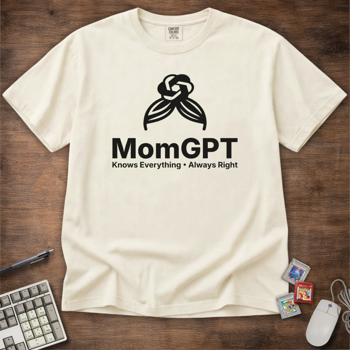 MomGPT Logo Parody Tee