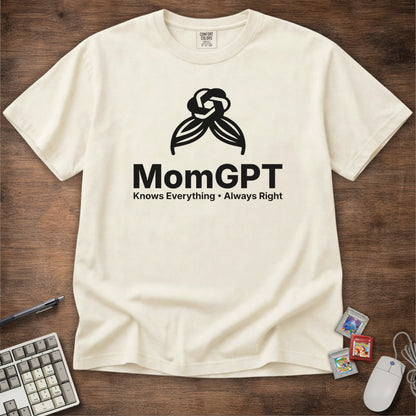MomGPT Logo Parody Tee