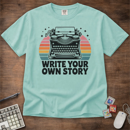 Write Your Own Story Typewriter Tee