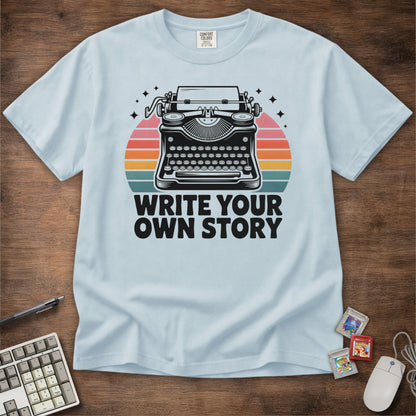 Write Your Own Story Typewriter Tee