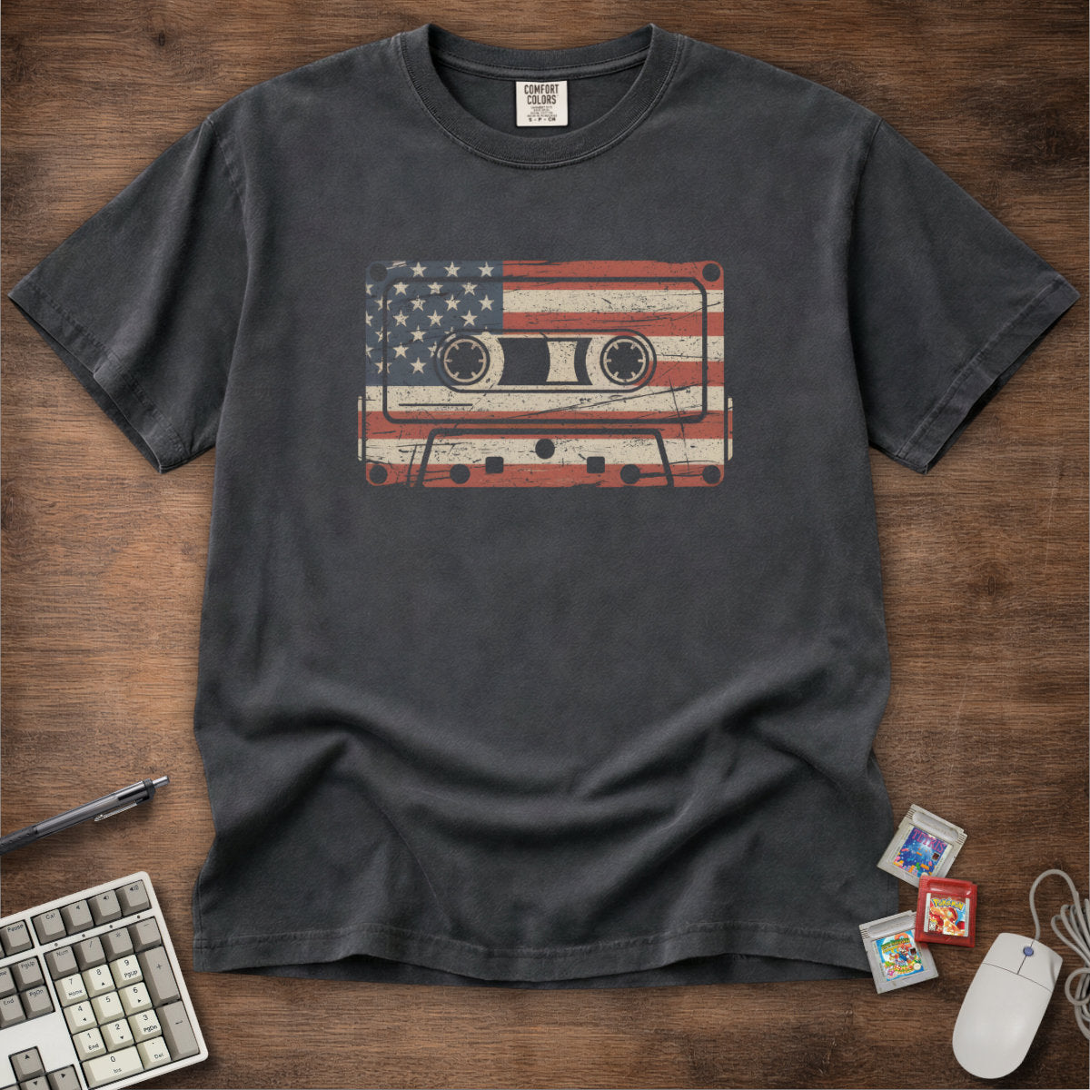 Cassette Flag Tee