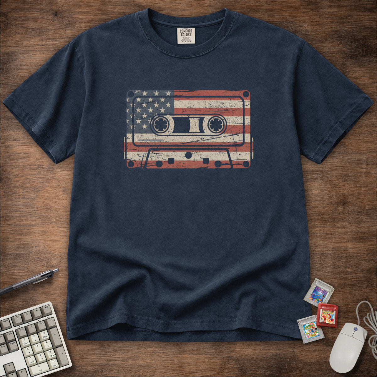 Cassette Flag Tee