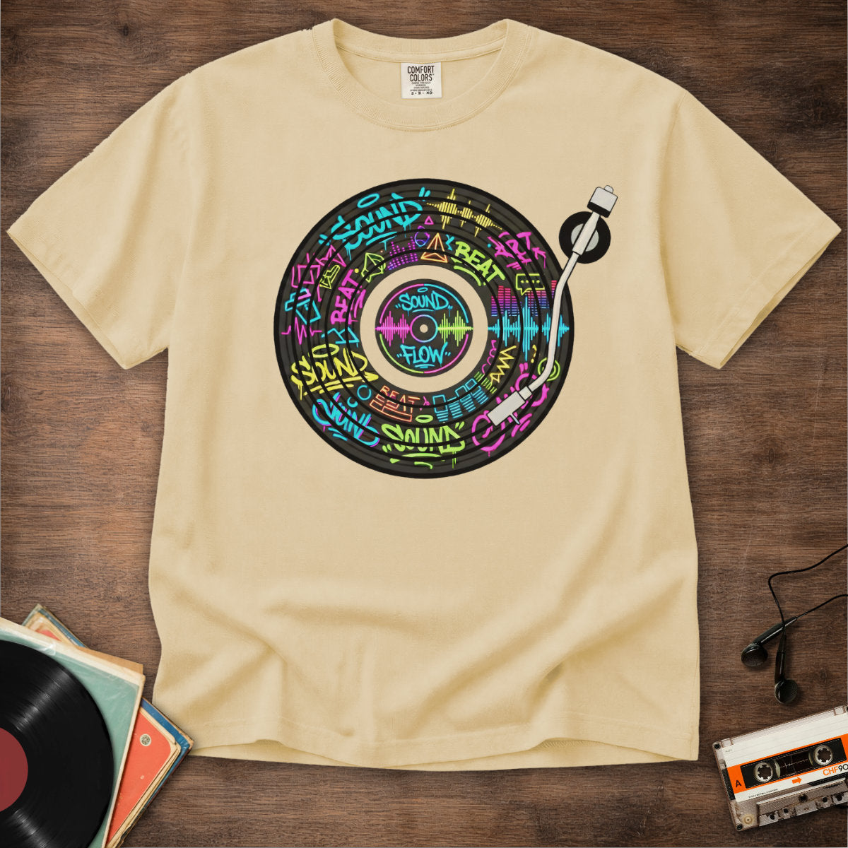 Vinyl Graffiti Tee