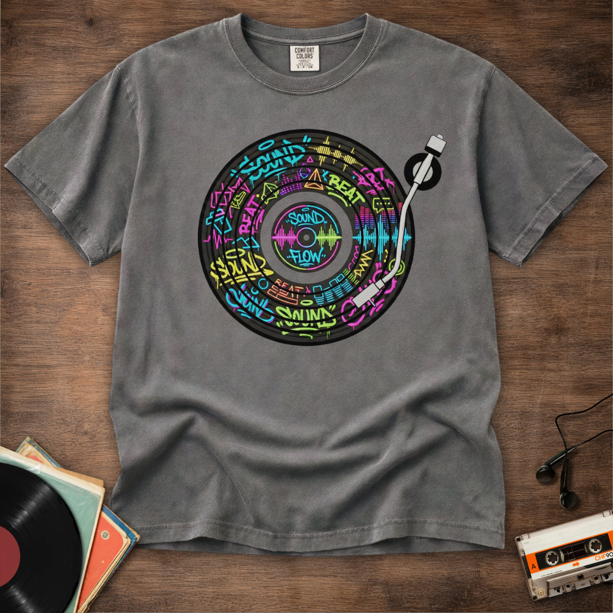 Vinyl Graffiti Tee