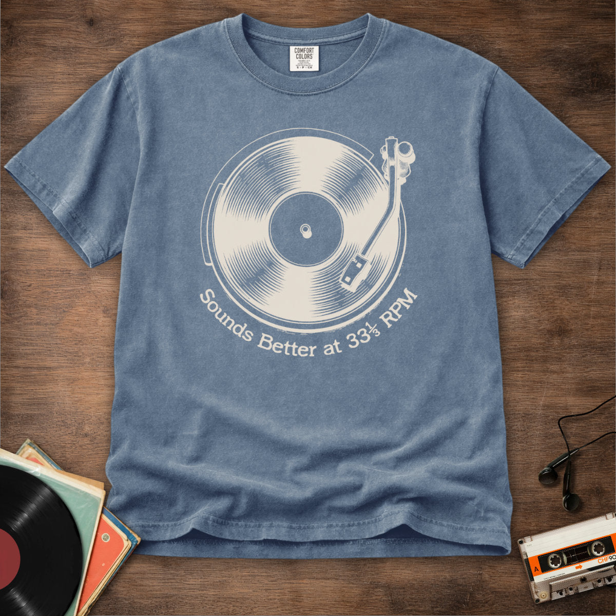 Sounds Better At 33 RPM Vinyl Tee