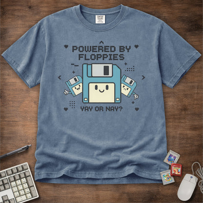 Powered By Floppies Tee
