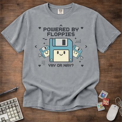 Powered By Floppies Tee