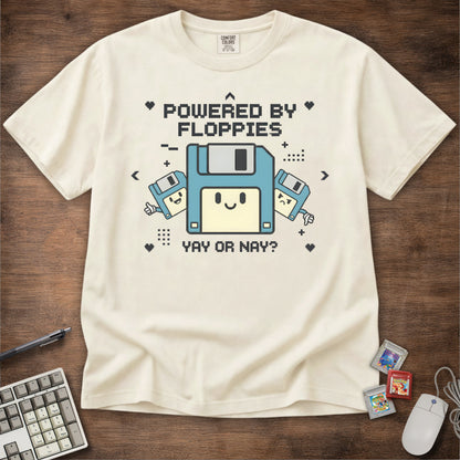 Powered By Floppies Tee