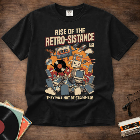 Rise of The Retro-sistance Comic Tee