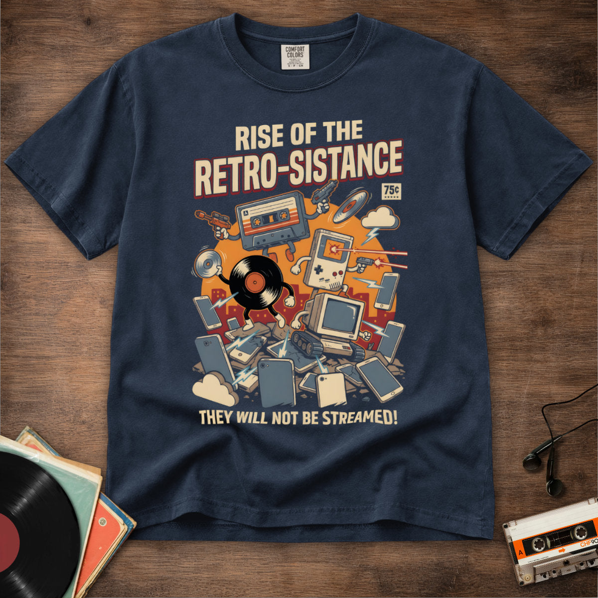 Rise of The Retro-sistance Comic Tee