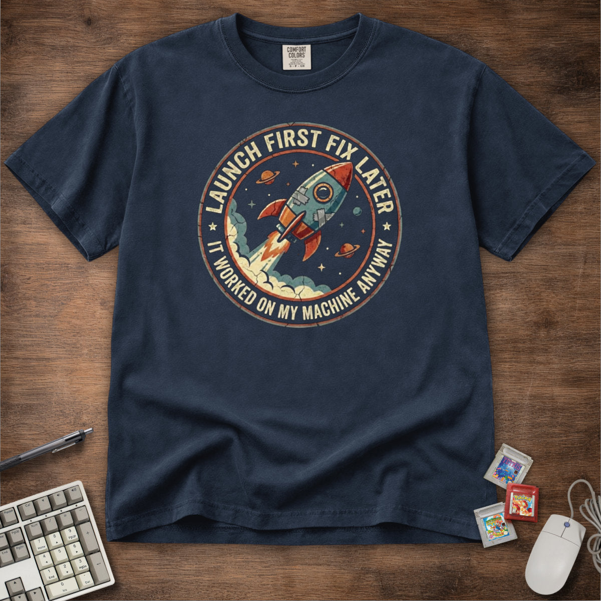 Launch First Fix Later Programmer Tee