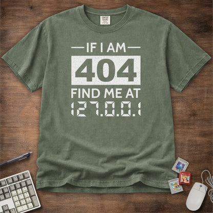Find Me At 127.0.0.1 Tee