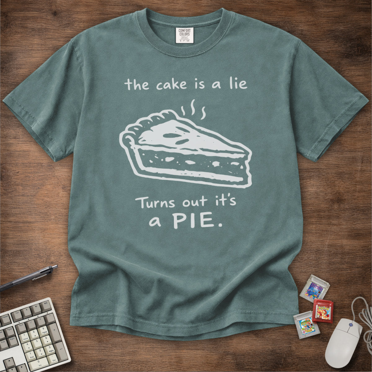 The Cake Is A Lie Parody Tee