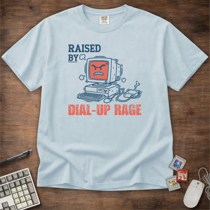 Raised By Dial-up Rage Tee