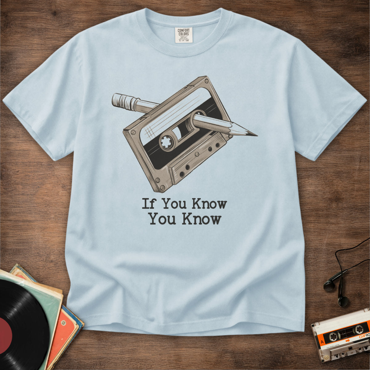 Cassette And Pencil Tee