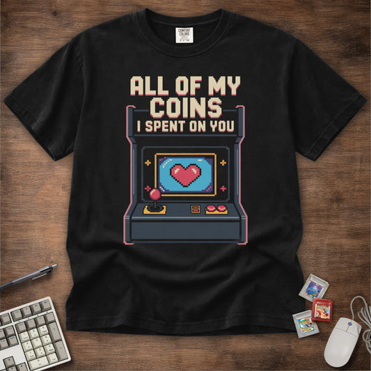 Coins Spent On Arcade Tee